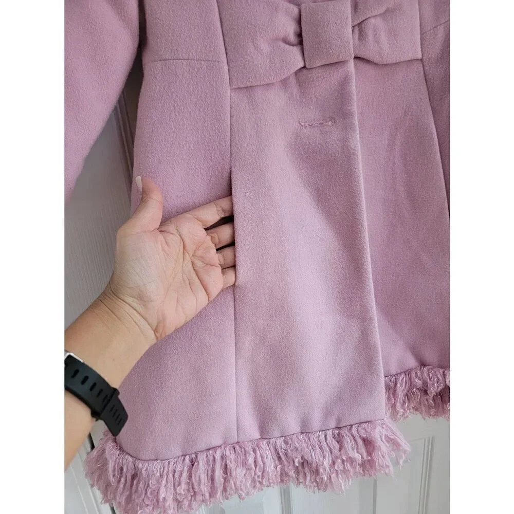 Rothschild Girl Fur Pink Coat 3T